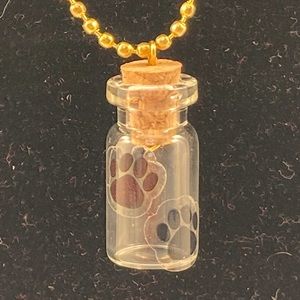 😻 Pet Love Memories Necklace Mini in Gold